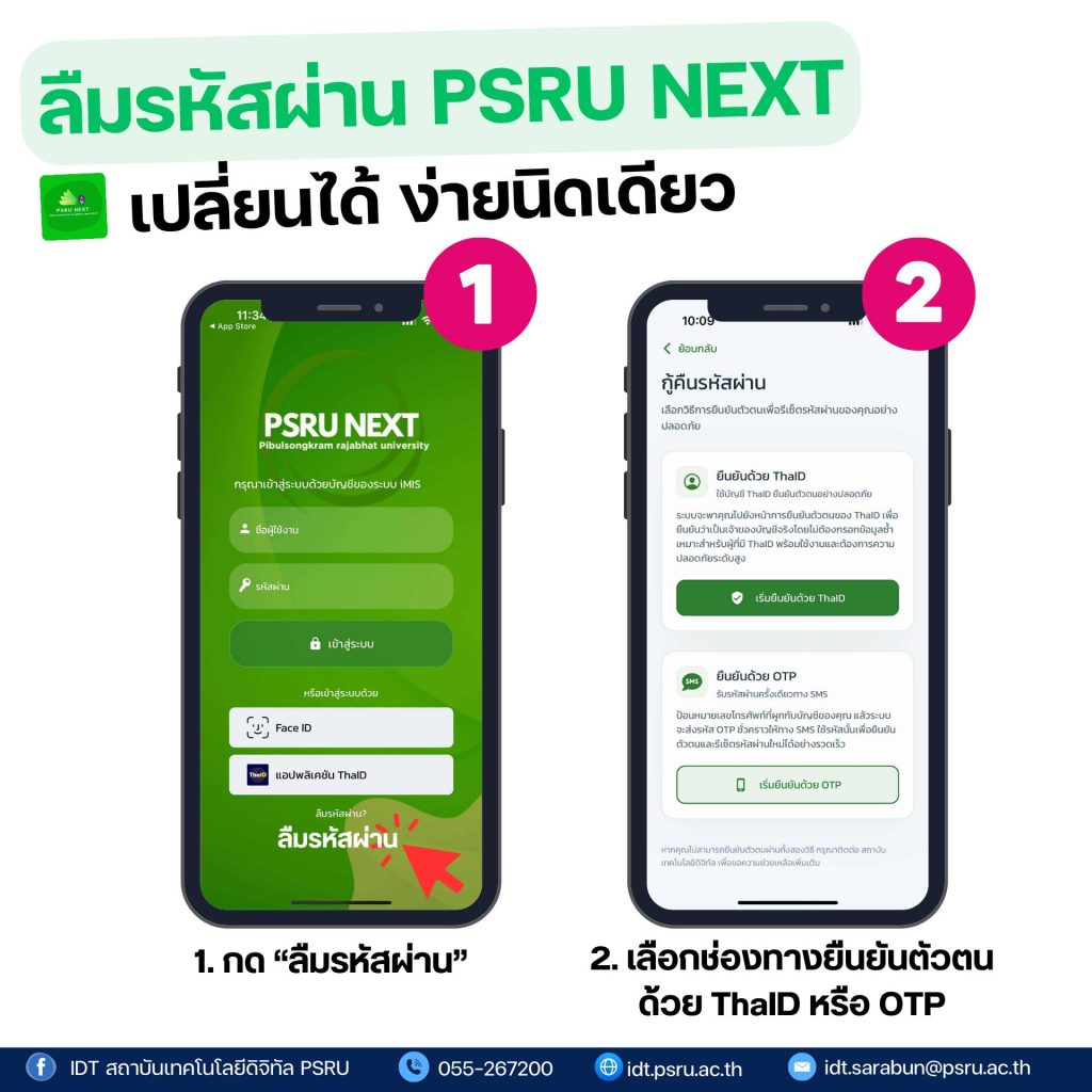 ลืมรหัสผ่าน? ไม่ต้องกังวล!